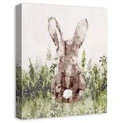 Easter Decorations>Kirklands Home Bunny in Grass Canvas Art Print