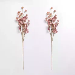 Stems & Bouquets>Kirklands Home Burgundy Everlasting Flower Stems, Set of 2 Red