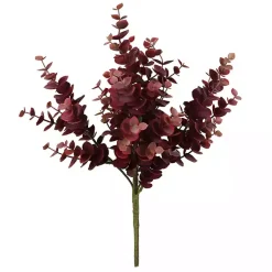 Stems & Bouquets>Kirklands Home Burgundy Jade Leaf Sprays, Set of 4