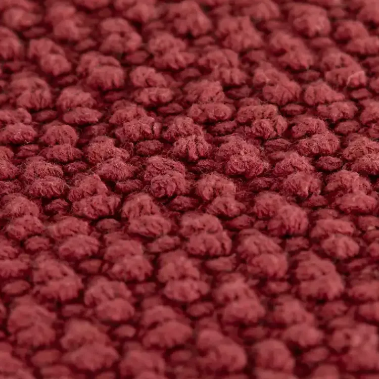Pillows>Kirklands Home Burgundy Woven Nubby Pillow Red
