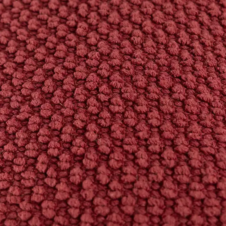 Pillows>Kirklands Home Burgundy Woven Nubby Pillow Red