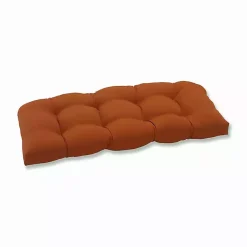 Kirklands Home Burnt Outdoor Settee Cushion Orange Best