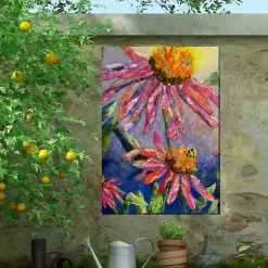 Kirklands Home Busy Bee Outdoor Canvas Art Print Multi Outlet