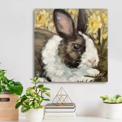 Easter Decorations>Kirklands Home Buttercup Bunny Canvas Art Print
