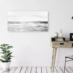 Kirklands Home By The Soft Beach Canvas Art Print, 60x30 in. Best