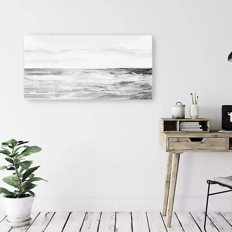 Kirklands Home By The Soft Beach Canvas Art Print, 60x30 in. Best