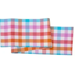 Easter Decorations>Kirklands Home Cabana Easter Gingham Table Runner