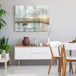 Kirklands Home Calm Reflection Canvas Art Print Blue Sale