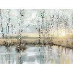 Kirklands Home Calm Reflection Canvas Art Print Blue Sale
