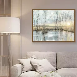 Kirklands Home Calm Reflection Framed Canvas Art Print Best