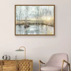Kirklands Home Calm Reflection Framed Canvas Art Print Best
