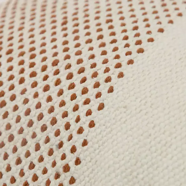 Pillows>Kirklands Home Camel Dotted Colorblock Throw Pillow