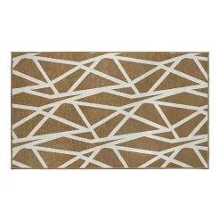 Kirklands Home Camel Intersections Washable Area Rug, 3x5 Discount