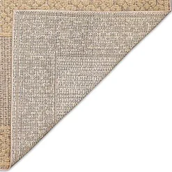 Kirklands Home Camel Leopard Border Outdoor Area Rug, 5x7 Tan Best