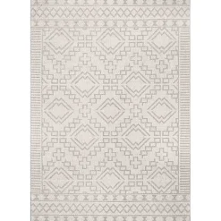 Kirklands Home Cammie Gray Moroccan Geometric Outdoor Rug, 5x8 Online