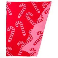 Blankets & Throws>Kirklands Home Candy Cane Cloud Throw
