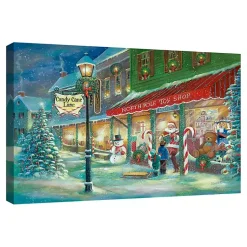Christmas Art & Wall Decor>Kirklands Home Candy Cane Lane Canvas Art Print Multi