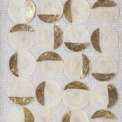 Kirklands Home Capiz Shells Emblem Framed Wall Plaques, Set of 2 Clearance