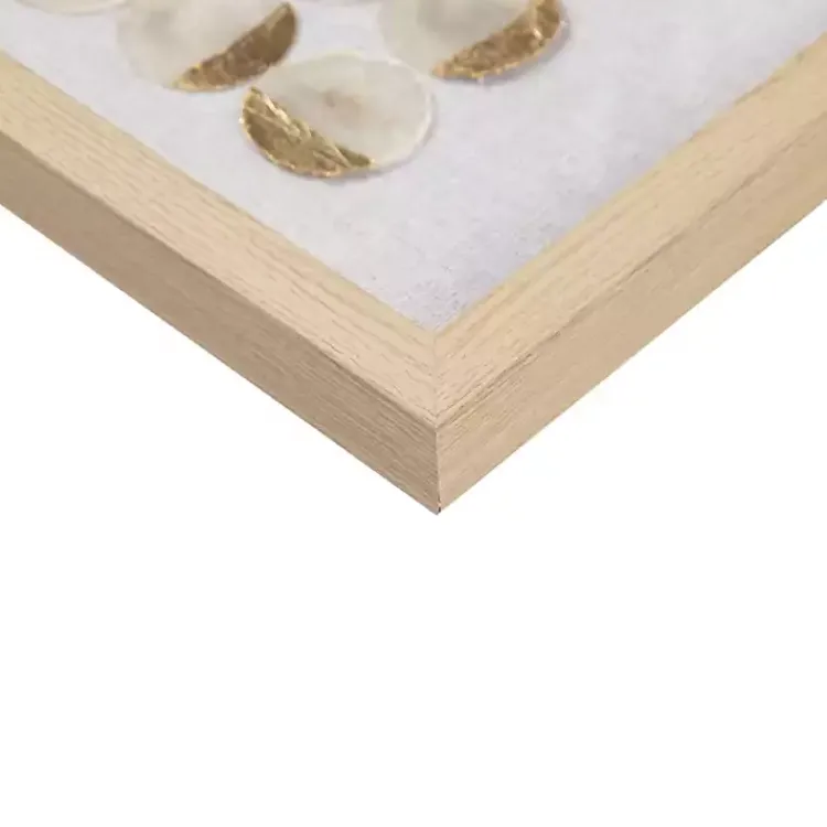Kirklands Home Capiz Shells Emblem Framed Wall Plaques, Set of 2 Clearance