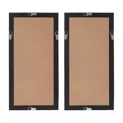 Kirklands Home Capiz Shells Emblem Framed Wall Plaques, Set of 2 Clearance