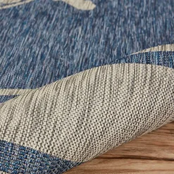 Kirklands Home Captiva Nautical Helm Outdoor Area Rug, 7x9 Outlet