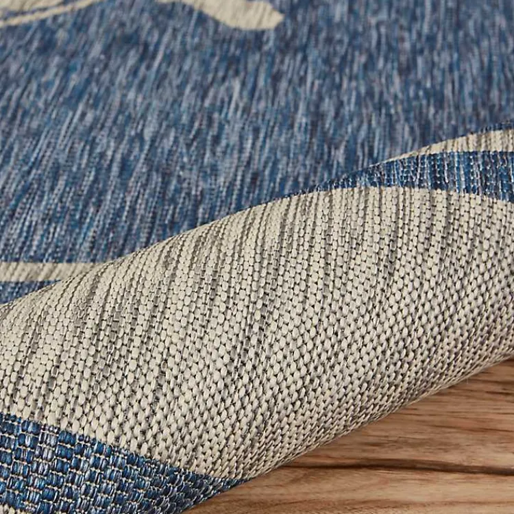 Kirklands Home Captiva Nautical Helm Outdoor Area Rug, 7x9 Outlet