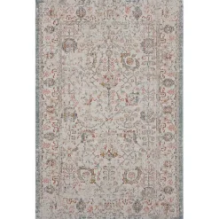 Kirklands Home Caramel Botanical Indoor/Outdoor Area Rug, 5x7 Hot
