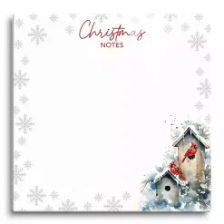 Christmas Art & Wall Decor>Kirklands Home Cardinal Christmas Note Dry Erase Board, 8x8 in.
