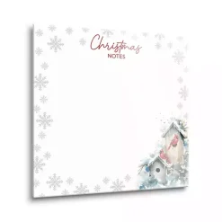 Christmas Art & Wall Decor>Kirklands Home Cardinal Christmas Note Dry Erase Board, 12x12 in.