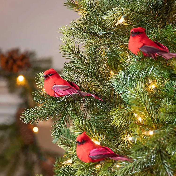Christmas Ornaments>Kirklands Home Cardinal Clip-On Christmas Ornaments, Set of 24 Red