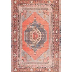 Kirklands Home Carla Flatweave Area Rug, 5x7 Red Best