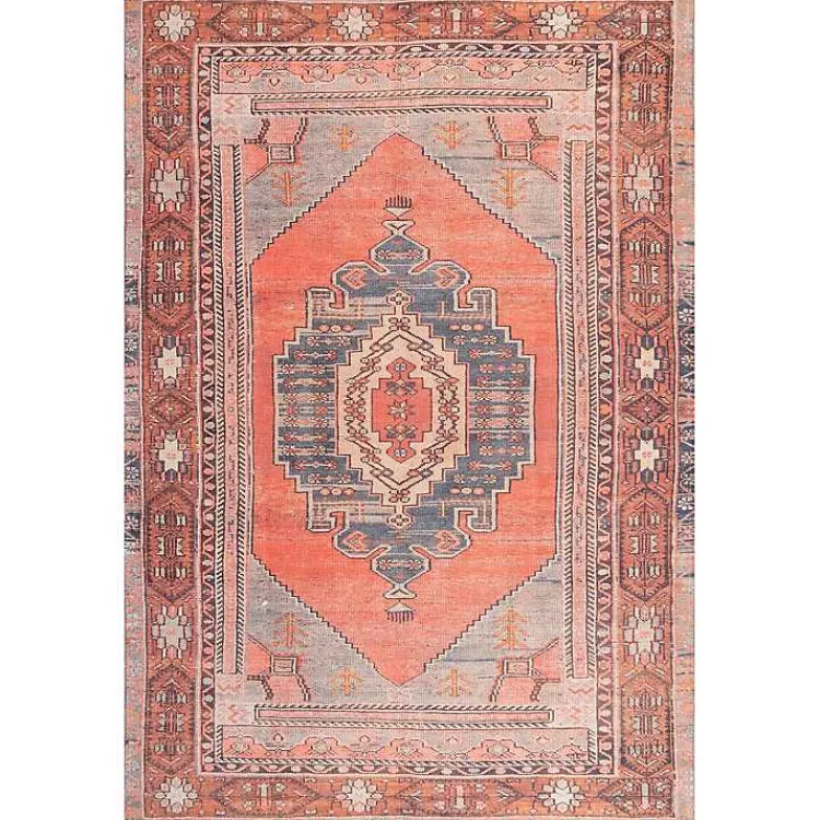 Kirklands Home Carla Flatweave Area Rug, 5x7 Red Best