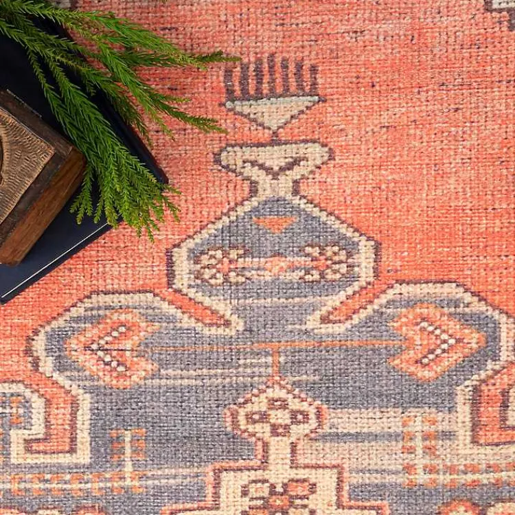 Kirklands Home Carla Flatweave Area Rug, 5x7 Red Best