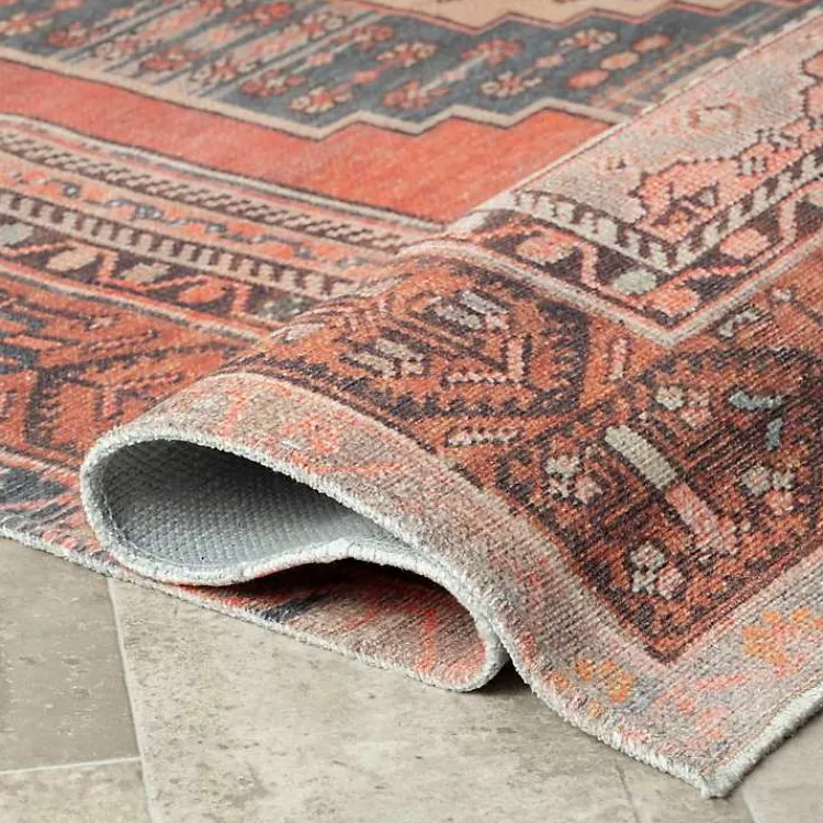 Kirklands Home Carla Flatweave Area Rug, 5x7 Red Best