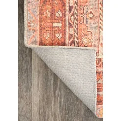 Kirklands Home Carla Flatweave Area Rug, 5x7 Red Best
