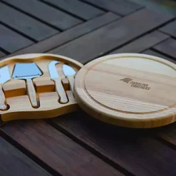 Kirklands Home Carolina Panthers Cheese Board and Tool Set Tan Sale