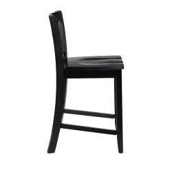 Kirklands Home Carter X-Back Counter Stool Black Outlet