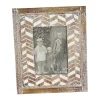 Picture Frames>Kirklands Home Carved Etched Pattern Picture Frame, 5x7