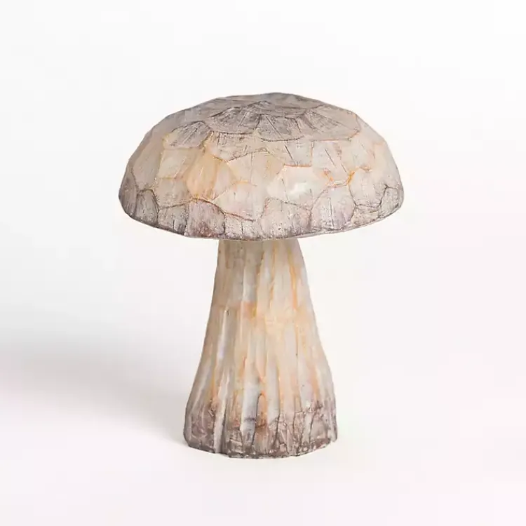 Statues & Figurines>Kirklands Home Carved Mushroom Figurine, 7 in.