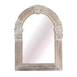 Kirklands Home Carved Wood Scroll Arch Wall Mirror Best
