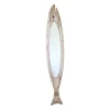 Kirklands Home Carved Wooden Fish Wall Mirror Discount