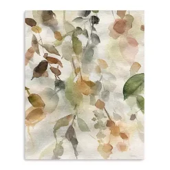 Kirklands Home Cascading Nature II Canvas Art Print Tan New