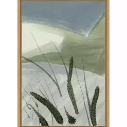 Kirklands Home Cattail Abstract Framed Canvas Art Print Outlet