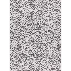Kirklands Home Cauli Leopard Print Outdoor Rug, 5x7 Black Best
