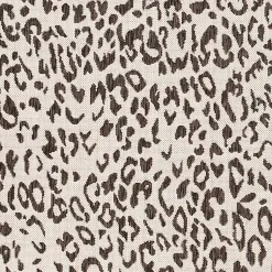Kirklands Home Cauli Leopard Print Round Outdoor Rug, 6 ft. Black Best