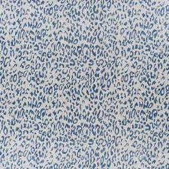 Kirklands Home Cauli Leopard Print Outdoor Rug, 7x7 Blue New