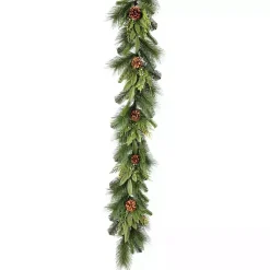 Christmas Arrangements & Garland>Kirklands Home Cedar and Bayleaf Pinecone Garland
