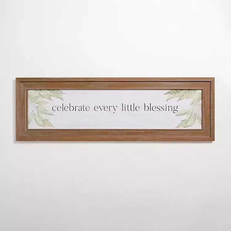 Kirklands Home Celebrate Every Little Blessing Wall Plaque Online
