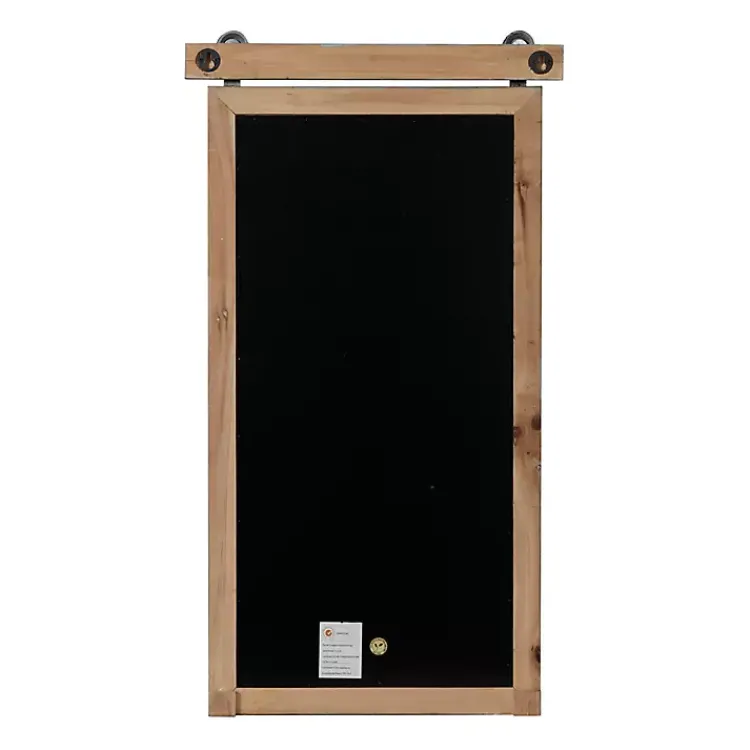Memo & Chalkboards>Kirklands Home Cerulean Distressed Blackboard Wall Plaque Blue
