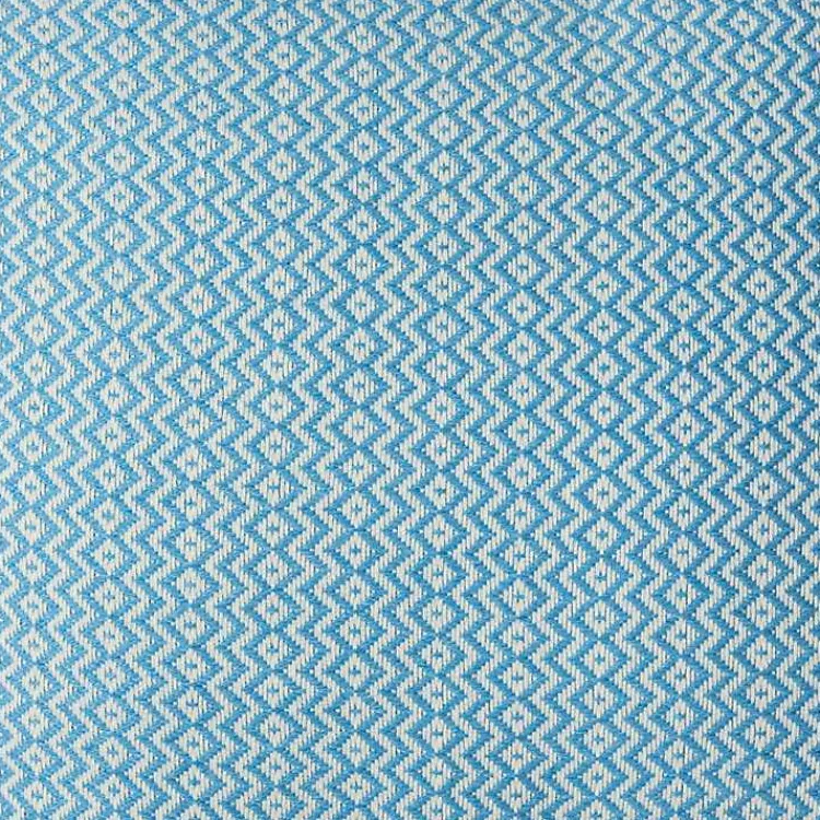 Pillows>Kirklands Home Cerulean Chevron Organic Cotton Throw Pillow Blue